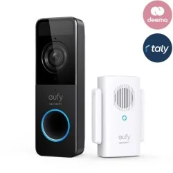 Eufy Video Doorbell 1080p (Battery-Powered) - Black